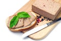 Fresh pate on bread