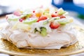 Fresh pavlova Royalty Free Stock Photo