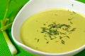 Fresh Pea Soup Royalty Free Stock Photo
