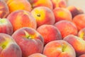 Fresh peach heap Royalty Free Stock Photo