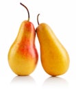 Fresh pear fruits isolated Royalty Free Stock Photo