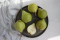 Fresh pear healthy sweet light freshness autumn dessert season