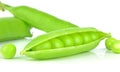 Fresh peas in a pea pod Royalty Free Stock Photo