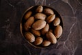 Fresh Pecan Nuts with husks