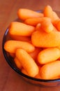 Fresh peeled carrots Royalty Free Stock Photo