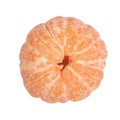 Fresh peeled mandarin isolated Royalty Free Stock Photo