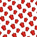 Fresh pepper pattern background