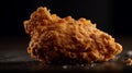 Fresh piece of crispy fried chicken. Fast food Royalty Free Stock Photo