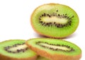 Fresh piece kiwi fruit