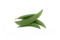 Sugar Snap on White Background Royalty Free Stock Photo