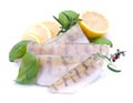 Fresh pikeperch fillet Royalty Free Stock Photo