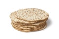 Fresh pile of matzah Royalty Free Stock Photo