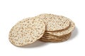 Fresh pile of matzah Royalty Free Stock Photo
