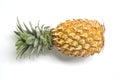 Fresh Pineapple Isolated on White Background. Royalty Free Stock Photo