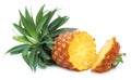 Fresh Pineapple sliced Royalty Free Stock Photo