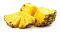 Fresh pineapple slices Royalty Free Stock Photo