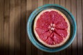 Fresh pink grapefruit served in a bowl ready to eat Royalty Free Stock Photo