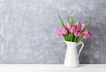 Fresh pink tulip flowers Royalty Free Stock Photo