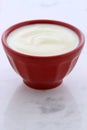 Fresh plain yogurt Royalty Free Stock Photo