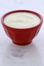 Fresh plain yogurt Royalty Free Stock Photo