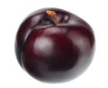 fresh plum fruit isolated on white background Royalty Free Stock Photo