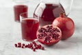 Fresh pomegranate juice Royalty Free Stock Photo