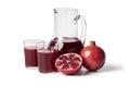 Fresh pomegranate juice