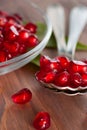 Fresh pomegranate seeds