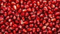 Fresh pomegranate seeds, close up, background Royalty Free Stock Photo