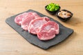 Fresh pork neck raw or collar pork Royalty Free Stock Photo