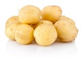 Fresh potato isolated on white background Royalty Free Stock Photo