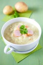 Fresh potato soup