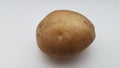 Fresh potato with white background