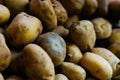 Fresh Potatoes On Greengrocer Royalty Free Stock Photo