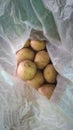Package of potato Royalty Free Stock Photo
