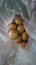 Package of potato Royalty Free Stock Photo
