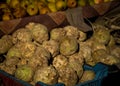 Fresh potatoes at Sighetu MarmaÃâºiei market