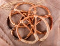 Fresh Pretzels with poppy seeds, cinnamon, sunflower seeds