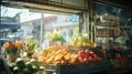 Fresh Produce on Display at Outdoor Market