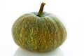 Fresh, pumpkin, white background Royalty Free Stock Photo