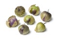 Fresh purple and green tomatillos Royalty Free Stock Photo