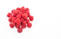 fresh rasberry on white Royalty Free Stock Photo
