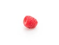 fresh rasberry on white Royalty Free Stock Photo