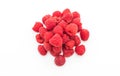 fresh rasberry on white Royalty Free Stock Photo