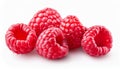 Fresh Raspberry, clipping path isolate on White background Royalty Free Stock Photo