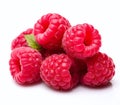 Fresh raspberry isolated on a white background