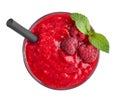 Fresh raspberry smoothie Royalty Free Stock Photo