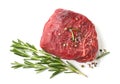 Fresh raw beef fillet steak meat Royalty Free Stock Photo