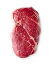 Fresh raw beef steak Royalty Free Stock Photo