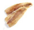 Fresh raw bream fish fillet